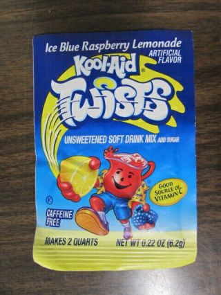 2 Vintage Twists Kool - Aid packets (Late 1980 ? Early 90 ' s),  NEVER OPENED 3