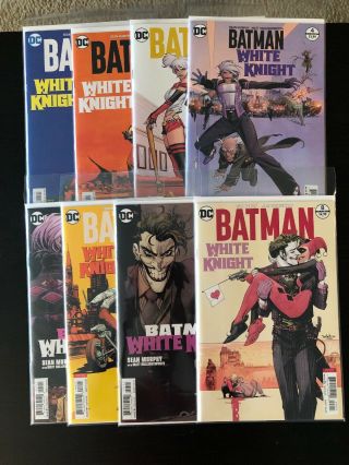 Sean Murphy Batman White Knight 1 - 8 First Print (dc,  2018) Complete Set