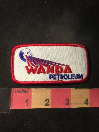 Vtg As - Is - Stitching Wanda Petroleum Advertising / Uniform Patch 95nb