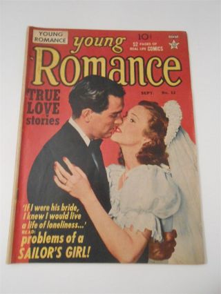 Young Romance True Love Stories 13 (vol 3 1) (3.  0 Gd/vg) Sep 1949 Simon/kirby