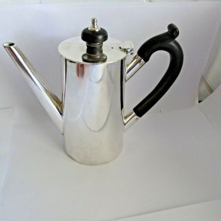 Vintage Silver Plate Small Coffee Pot 1/2 Pint Mappin And Webb Princes Plate