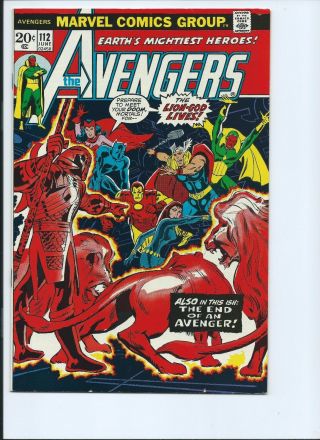 Avengers 112 - Vf,  8.  5 - 1st Appearance Of Mantis (1973)