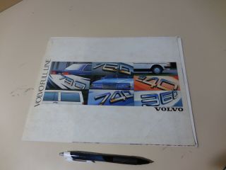 Volvo Full Line Japanese Brochure 1987? 360 240 740 760 780