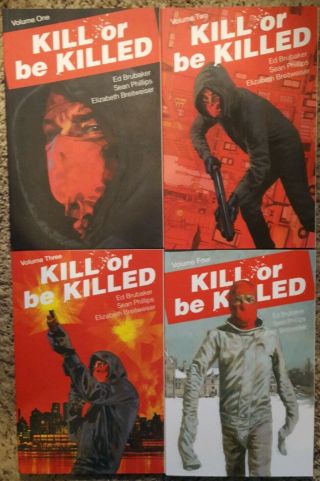 Kill Or Be Killed Tpb Vol 1 Vol 2 Vol 3 Vol 4 Image Comics Brubaker 2018 Vol 1 - 4