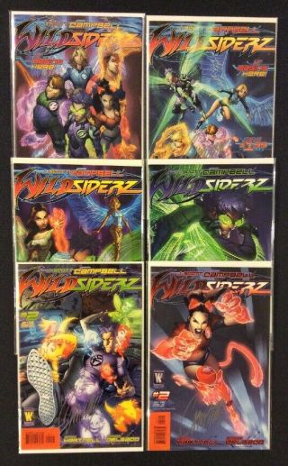 Wildsiderz 0 - 2 Comic Books Full Series A&b Covers All Signed J Scott Campbell