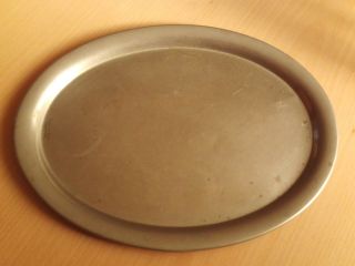 Vintage Gebruder Hepp Pforzheim 11 1/2 " Silver Plated Oval Serving Tray