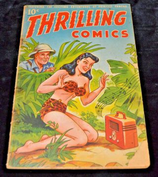 Thrilling Comics No 68 October 1948 Frazetta Alex Shomburg Saaf Mayo