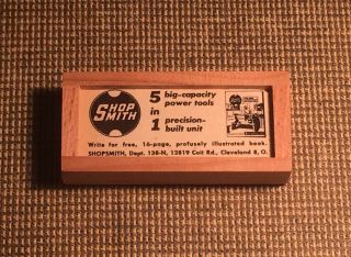 Vintage Shopsmith Advertisement - Refrigerator Magnet