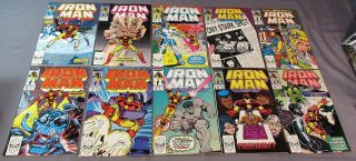 Iron Man 240 241 242 243 244 245 246 247 248 249 (10 Issue Run) Marvel 1989