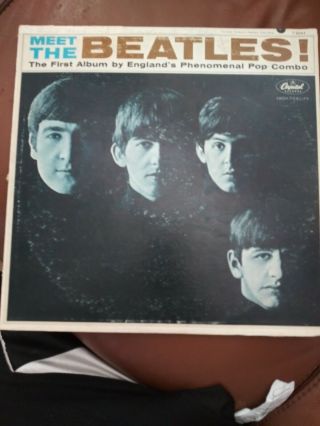 Meet The Beatles Lp Vinyl Record Pressing 1964 Mono T - 2047