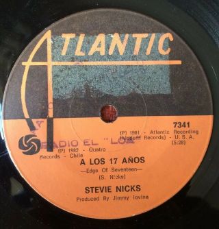 STEVIE NICKS - CHILE RARE SINGLE 45 RPM 7 
