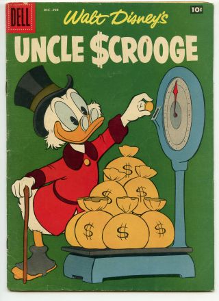 Jerry Weist Estate: Walt Disney’s Uncle Scrooge 20 (dell 1958) Vg,  Barks