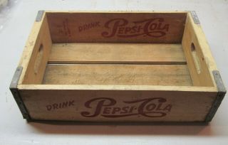 Vintage Wood Pepsi Cola Crate