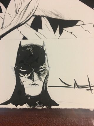 Batman And The Maxx Fine Art Print Signed And Sketch By Jae Lee 20/25 2