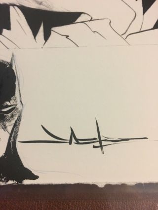 Batman And The Maxx Fine Art Print Signed And Sketch By Jae Lee 20/25 3