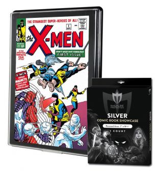 1 Max Pro Silver Premium Comic Book Showcases Wall Mountable Display Frame