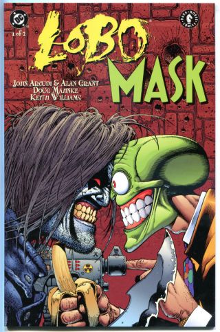 Lobo Mask 1,  Nm,  Frag,  Alan Grant,  Mahnke,  Arcudi,  1997,  More Lobo In Store