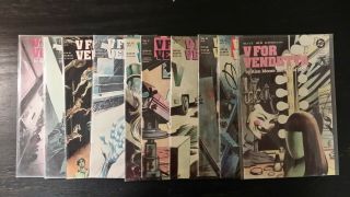1988 Dc Comics Complete Set Of 10 V For Vendetta 1 - 10 Flat Rate S/h