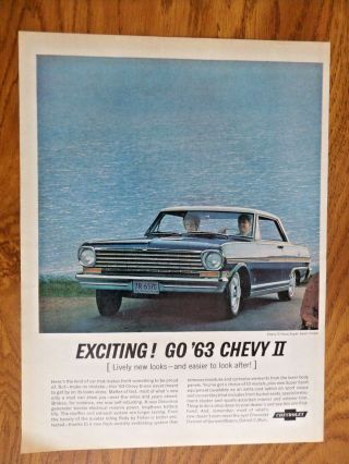 1963 Chevrolet Chevy Ii Nova Supere Sport Coupe Ad