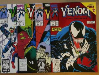 Venom: Lethal Protector 1,  2,  3,  4,  5,  6 Complete Spider - Man 1st Scream & Riot