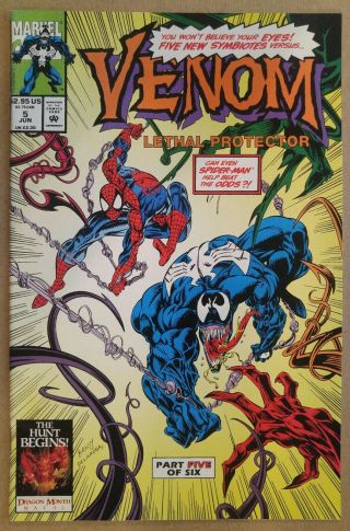 Venom: Lethal Protector 1,  2,  3,  4,  5,  6 COMPLETE SPIDER - MAN 1st SCREAM & RIOT 4