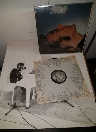 John Lennon Imagine Lp 1971 Bell Sound Vinyl Pressing,  Poster