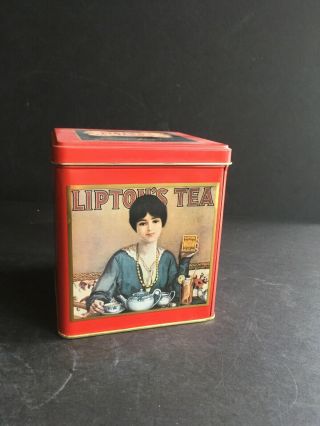 Vintage Lipton Tea Tin Made In England Series 101
