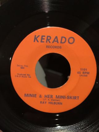 Ray Hilburn 45 Minie & Her Mini - Skirt Unknown Texas Teen Rock On Kerado Hear