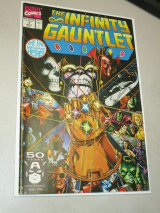 Infinity Gauntlet 1 Thanos,  Warlock,  Dr.  Strange,  Spider - Man,  Thor