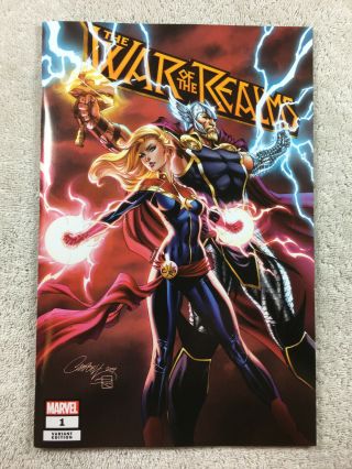 War Of The Realms 1 J Scott Campbell Fan Expo Exclusive Variant Cover Marvel