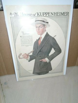 1917 The House Of Kuppenheimer Ad