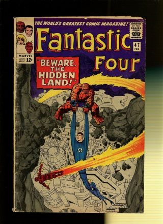Fantastic Four 47 Gd 2.  0 1 Book 1st Maximus & More Stan Lee & Jack Kirby