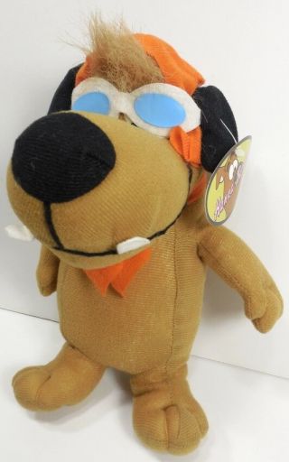 Nwt Vintage 1995 Hanna Barbera Muttley Dog From Wacky Races Plush Animal Toy Tag