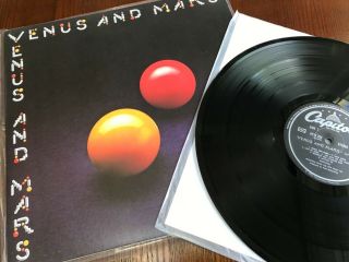 Paul Mccartney Wings (beatles) Venus And Mars U.  K.  1st Press,  Junior’s Farm 7”