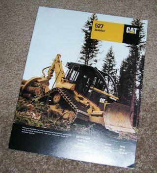 Cat 527 Logging Tracked Skidder Sales Brochure Caterpillar Forestry Dozer C) 1996