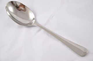 Stainless Steel Rattail Table/serving Spoon Made In Sheffield England