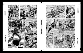 Dave Cockrum X - Men 97 Pg 9 And Pg 10 Rare Large Production Art