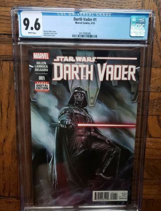 Darth Vader 1 - Cgc 9.  6 | 2015 1st Series | Star Wars | Marvel Comics