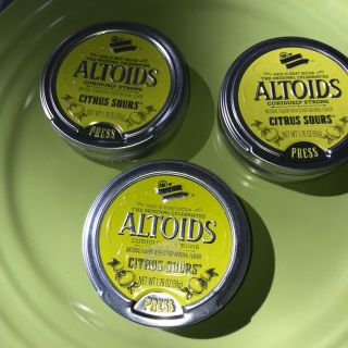 Revised Listing Price Drop Altoids Tin Empty Citrus Sours.  Price Is For One