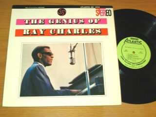 Stereo Blues/soul/jazz Lp - Atlantic 1312 - " The Genius Of Ray Charles "