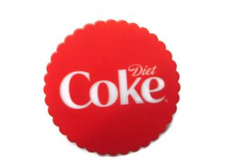 Diet Coke Coca - Cola Pop Out Phone Grip Mount Red With White Logo -