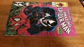 Spider - Man 315 316 317 Venom alien symbiote; first cover.  1989 NM (9.  4) 5