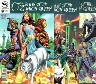 Zenescope Oz Reign Of The Witch Queen Issues 1 - 6 Full Run.  19 Different Covers