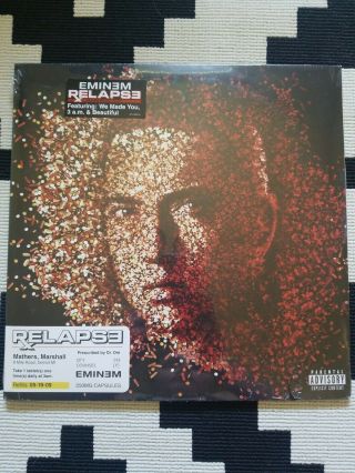 Eminem Relapse 2009 Lp Vinyl (black)  (double/2x Lp)