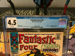Fantastic Four 67 (1967) CGC 4.  5 1st App.  Him/Adam Warlock 2