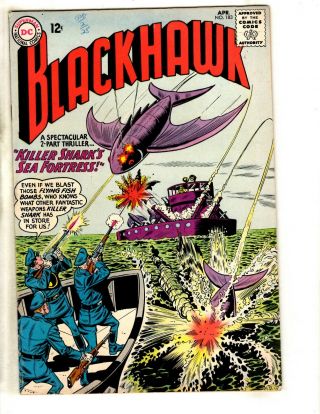 Blackhawk 183 Vf Dc Silver Age Comic Book Raven 
