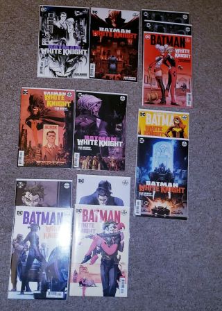 Batman White Knight 1 - 8 First Print (plus Variant Issues)