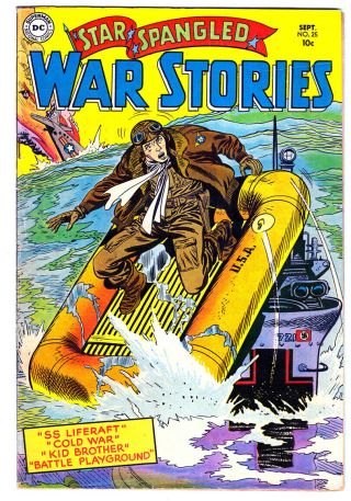 Star Spangled War Stories 25 In Fn,  A 1954 Dc Golden Age War Comic