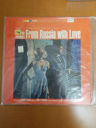 From Russia With Love James Bond Soundtrack Vinyl Record Rare