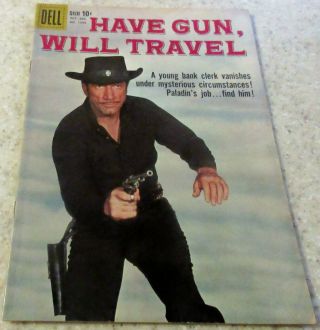 Have Gun Will Travel Four - Color 1044,  (fn,  6.  5) Photo Cover 30 Off Guide